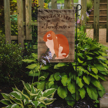 Load image into Gallery viewer, English Lop Rabbit Welcome Garden Flag – Decorative Outdoor Yard Flag CK6906GF
