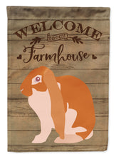 Load image into Gallery viewer, English Lop Rabbit Welcome Garden Flag – Decorative Outdoor Yard Flag CK6906GF