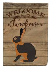 Load image into Gallery viewer, Tan Rabbit Welcome Flag Canvas House Size CK6907CHF