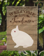 Load image into Gallery viewer, Hermelin Rabbit Welcome Garden Flag – Decorative Outdoor Yard Flag CK6908GF