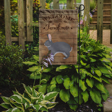 Load image into Gallery viewer, Giant Chinchilla Rabbit Welcome Garden Flag – Decorative Outdoor Yard Flag CK6910GF