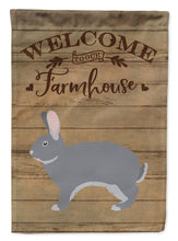 Load image into Gallery viewer, Giant Chinchilla Rabbit Welcome Garden Flag – Decorative Outdoor Yard Flag CK6910GF