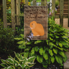 Load image into Gallery viewer, Holland Lop Rabbit Welcome Garden Flag – Decorative Outdoor Yard Flag CK6912GF