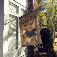 Load image into Gallery viewer, Herwick Sheep Welcome Flag Canvas House Size CK6914CHF