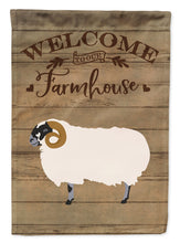 Load image into Gallery viewer, Scottish Blackface Sheep Welcome Garden Flag – Decorative Outdoor Yard Flag CK6917GF