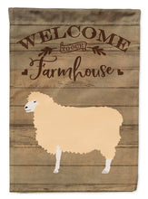 Load image into Gallery viewer, English Leicester Longwool Sheep Welcome Flag Canvas House Size CK6918CHF