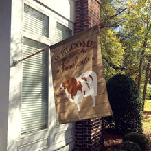 Load image into Gallery viewer, Jacob Sheep Welcome Flag Canvas House Size CK6919CHF