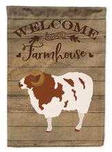 Load image into Gallery viewer, Jacob Sheep Welcome Flag Canvas House Size CK6919CHF