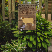 Load image into Gallery viewer, Horned Dorset Sheep Welcome Garden Flag – Decorative Outdoor Yard Flag CK6924GF