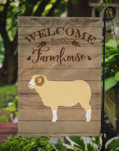 Load image into Gallery viewer, Horned Dorset Sheep Welcome Garden Flag – Decorative Outdoor Yard Flag CK6924GF