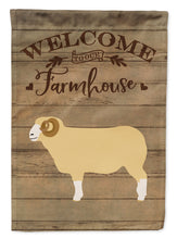 Load image into Gallery viewer, Horned Dorset Sheep Welcome Garden Flag – Decorative Outdoor Yard Flag CK6924GF