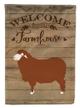 Load image into Gallery viewer, Merino Sheep Welcome Flag Canvas House Size CK6925CHF