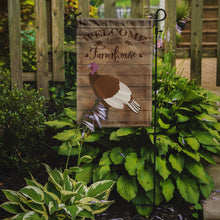 Load image into Gallery viewer, Bourbon Red Turkey Hen Welcome Garden Flag – Decorative Outdoor Yard Flag CK6926GF