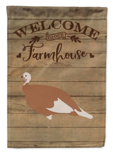 Load image into Gallery viewer, Jersey Buff Turkey Hen Welcome Flag Canvas House Size CK6928CHF