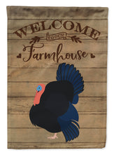 Load image into Gallery viewer, Norfolk Black Turkey Welcome Flag Canvas House Size CK6929CHF
