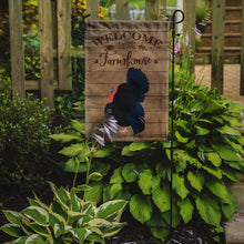 Load image into Gallery viewer, Norfolk Black Turkey Welcome Garden Flag – Decorative Outdoor Yard Flag CK6929GF
