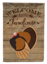 Load image into Gallery viewer, Bronze Turkey Welcome Garden Flag – Decorative Outdoor Yard Flag CK6930GF
