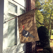 Load image into Gallery viewer, Marragansett Turkey Welcome Flag Canvas House Size CK6931CHF