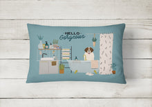 Load image into Gallery viewer, Moscow Watchdog in Bathtub Canvas Fabric Decorative Pillow CK7449PW1216