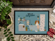 Load image into Gallery viewer, Cavalier Spaniel in Bathtub Doormat - 24x36 Decorative Floor Mat – Indoor/Outdoor Rug with Artistic Flair CK7480JMAT
