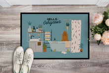 Load image into Gallery viewer, Red Cocker Spaniel in Bathtub Doormat - 18x27 Decorative Floor Mat – Indoor/Outdoor Rug with Artistic Flair CK7517MAT