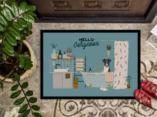 Load image into Gallery viewer, Smooth Fox Terrier in Bathtub Doormat - 18x27 Decorative Floor Mat – Indoor/Outdoor Rug with Artistic Flair CK7520MAT