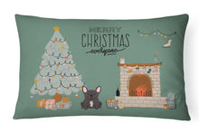Load image into Gallery viewer, Brindle French Bulldog Christmas Everyone  Canvas Fabric Decorative Pillow CK7572PW1216