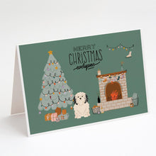 Load image into Gallery viewer, Lowchen Christmas Everyone Greeting Cards -  Blank Note Cards – 8-Pack of Artist-Designed Cards with Envelopes