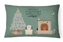 Load image into Gallery viewer, Lowchen Christmas Everyone Canvas Fabric Decorative Pillow CK7582PW1216