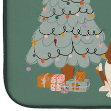 Load image into Gallery viewer, Basset Hound Christmas Everyone Dish Drying Mat – Absorbent, Artistic Kitchen Essentials CK7584DDM