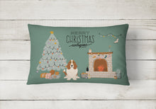 Load image into Gallery viewer, Basset Hound Christmas Everyone Canvas Fabric Decorative Pillow CK7584PW1216