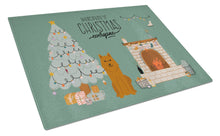 Load image into Gallery viewer, Karelian Bear Dog Christmas Everyone Glass Cutting Boards – Durable, Decorative Kitchen Art Large CK7585LCB