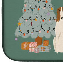 Load image into Gallery viewer, Borzoi Christmas Everyone Dish Drying Mat – Absorbent, Artistic Kitchen Essentials CK7586DDM