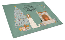 Load image into Gallery viewer, Borzoi Christmas Everyone Glass Cutting Boards – Durable, Decorative Kitchen Art Large CK7586LCB