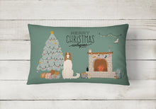 Load image into Gallery viewer, Borzoi Christmas Everyone Canvas Fabric Decorative Pillow CK7586PW1216