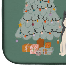 Load image into Gallery viewer, West Siberian Laika Spitz Christmas Everyone Dish Drying Mat – Absorbent, Artistic Kitchen Essentials CK7588DDM