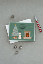 Load image into Gallery viewer, West Siberian Laika Spitz Christmas Everyone Greeting Cards -  Blank Note Cards – 8-Pack of Artist-Designed Cards with Envelopes
