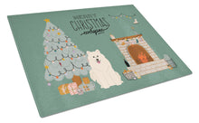 Load image into Gallery viewer, Samoyed Christmas Everyone Glass Cutting Boards – Durable, Decorative Kitchen Art Large CK7593LCB