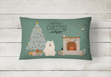 Load image into Gallery viewer, Samoyed Christmas Everyone Canvas Fabric Decorative Pillow CK7593PW1216