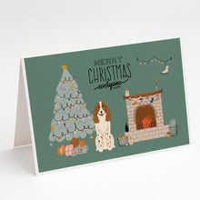 Load image into Gallery viewer, Russian Spaniel Christmas Everyone Greeting Cards -  Blank Note Cards – 8-Pack of Artist-Designed Cards with Envelopes