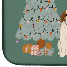 Load image into Gallery viewer, Saint Bernard Christmas Everyone Dish Drying Mat – Absorbent, Artistic Kitchen Essentials CK7598DDM