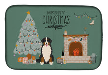 Load image into Gallery viewer, Bernese Mountain Dog Christmas Everyone Dish Drying Mat – Absorbent, Artistic Kitchen Essentials CK7599DDM