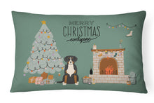 Load image into Gallery viewer, Greater Swiss Mountain Dog Christmas Everyone Canvas Fabric Decorative Pillow CK7600PW1216