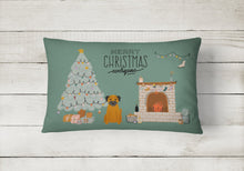 Load image into Gallery viewer, Border Terrier Christmas Everyone Canvas Fabric Decorative Pillow CK7602PW1216