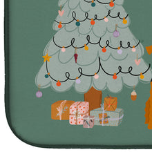 Load image into Gallery viewer, Airedale Christmas Everyone Dish Drying Mat – Absorbent, Artistic Kitchen Essentials CK7604DDM