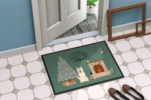 Load image into Gallery viewer, White German Shepherd Christmas Everyone Doormat - 24x36 Decorative Floor Mat – Indoor/Outdoor Rug with Artistic Flair CK7608JMAT