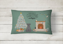 Load image into Gallery viewer, Black Miniature Schnauzer Christmas Everyone Canvas Fabric Decorative Pillow CK7614PW1216