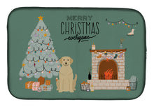 Load image into Gallery viewer, Yellow Labrador Christmas Everyone Dish Drying Mat – Absorbent, Artistic Kitchen Essentials CK7618DDM