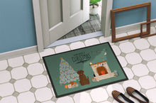 Load image into Gallery viewer, Chocolate Labrador Christmas Everyone Doormat - 24x36 Decorative Floor Mat – Indoor/Outdoor Rug with Artistic Flair CK7619JMAT
