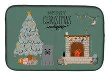 Load image into Gallery viewer, Grey Glen of Imal Christmas Everyone Dish Drying Mat – Absorbent, Artistic Kitchen Essentials CK7622DDM
